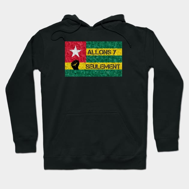 Togo - "Allons Y Seulement" - Jeunesse Africaine Hoodie by Tony Cisse Art Originals